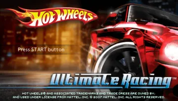 Hot Wheels - Ultimate Racing (EU) screen shot title